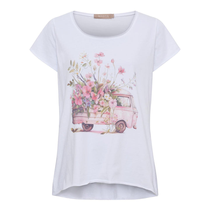 Marta Du Château - MDCMarie T-Skjorte - Rosa Buss