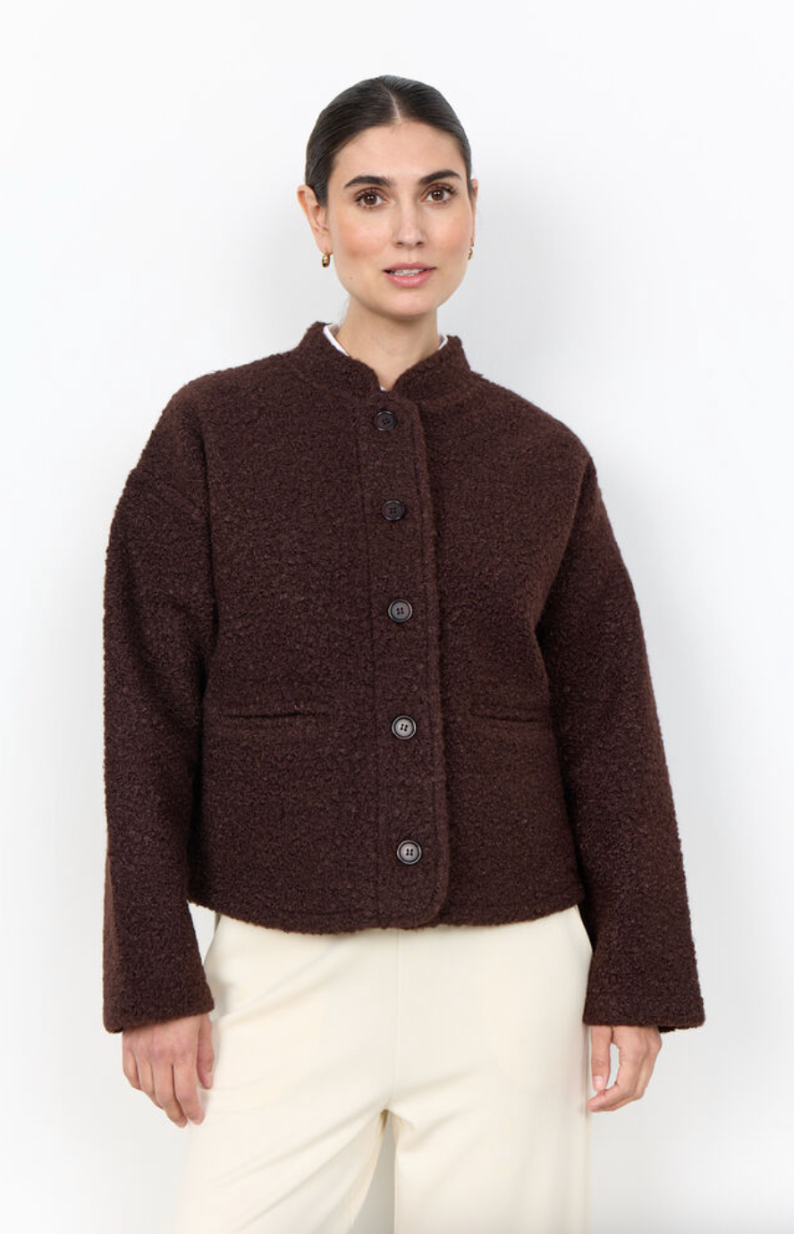 soyaconcept - SC-Shaima 1 - kort teddyjakke
