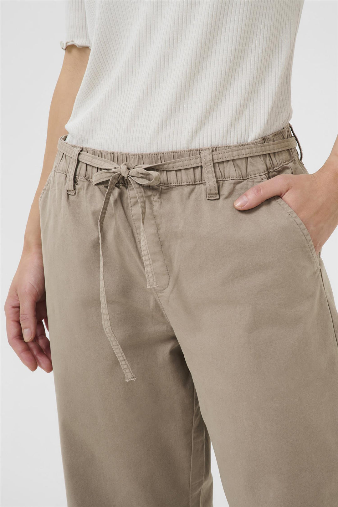 Cream - CRBerta Twill Bukse - Coco Fit