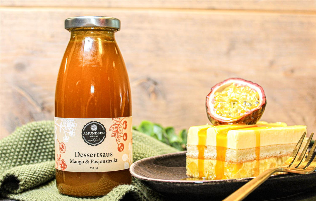 Amundsen Spesial - Amundsen Dessertsaus - Mango og Pasjonsfrukt 250ml