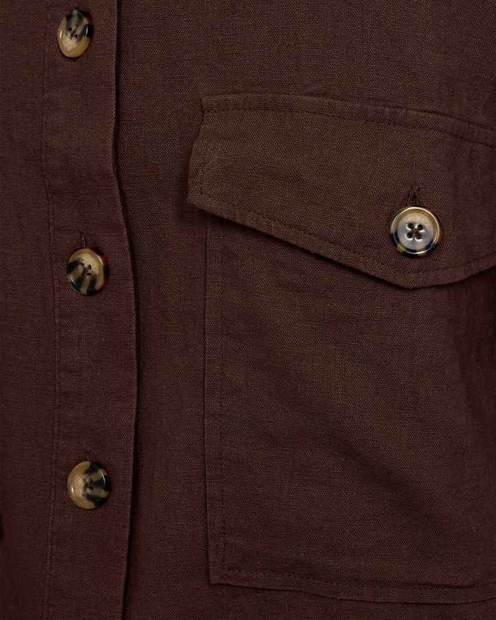 Freequent - FQLava Lin Jakke - Brun