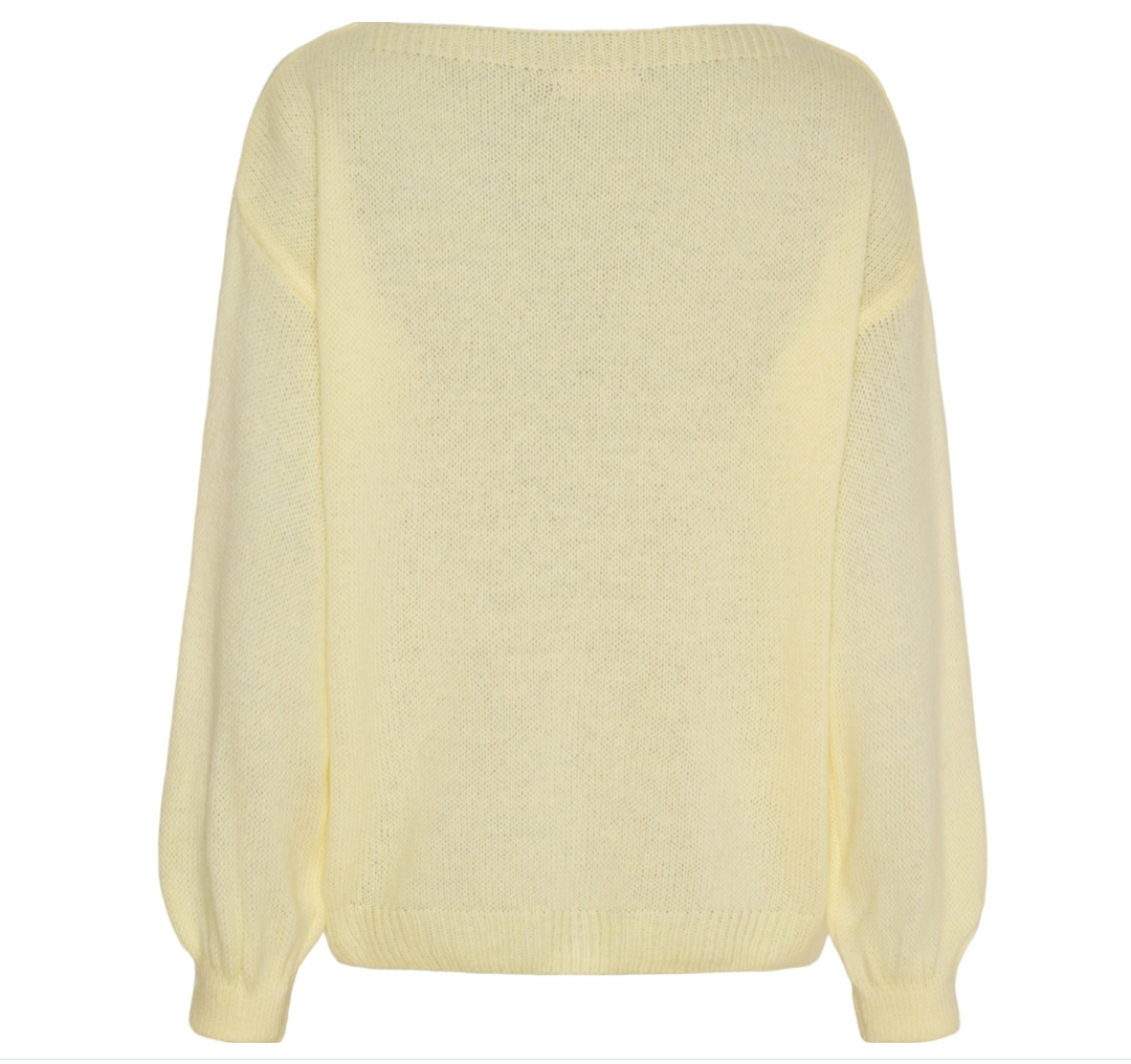 Marta Du Château - MDCAmarante Strikket Genser - Gul