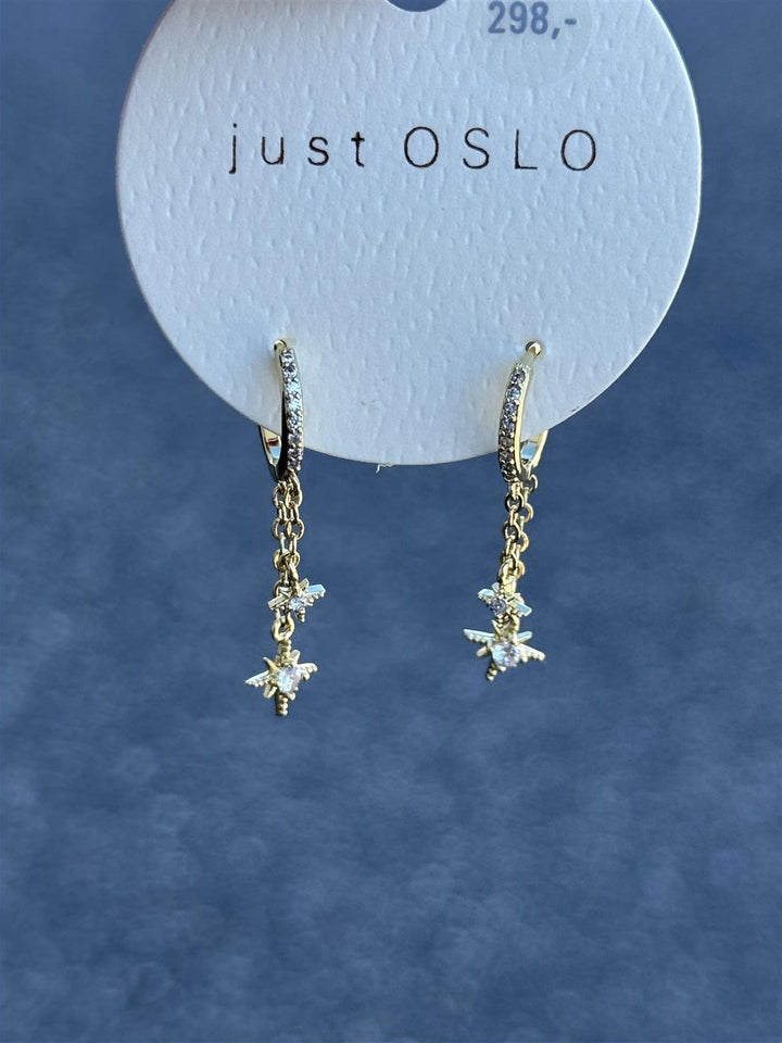 A&C - Nordic Jewellery Design - Øredobber 13mm - Stjerner