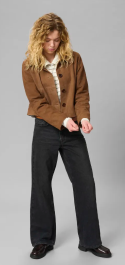 MY ESSENTIAL WARDROBE - PetraMW Semsket Skinnjakke