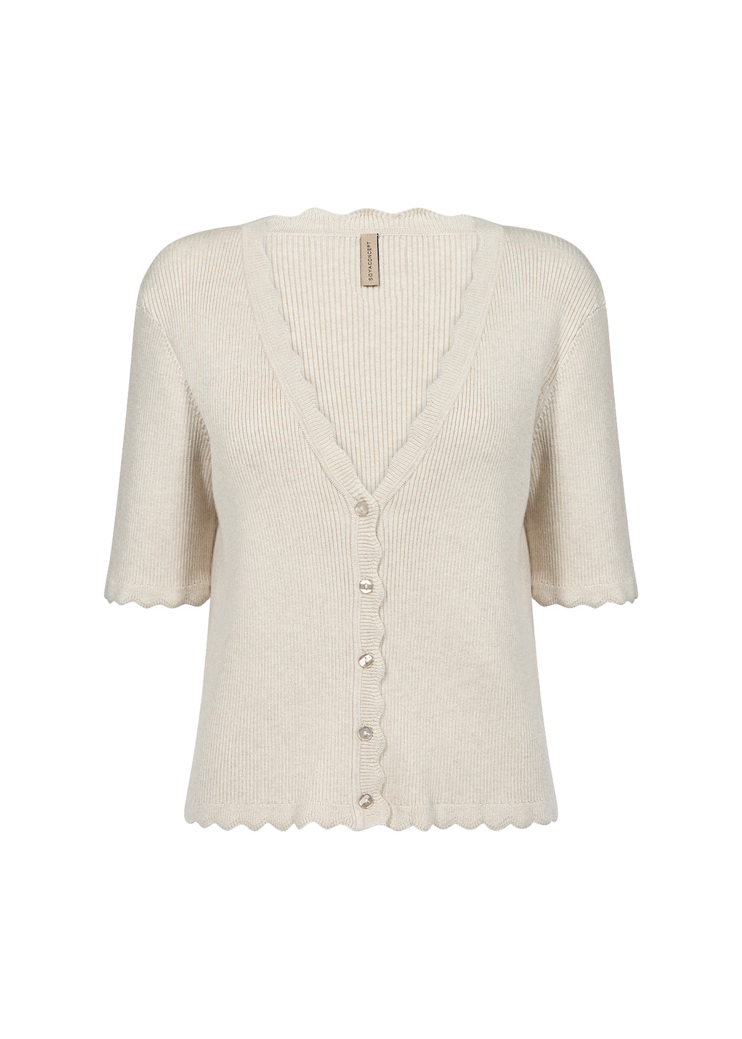 soyaconcept - SCDollie Cardigan - Kremhvit