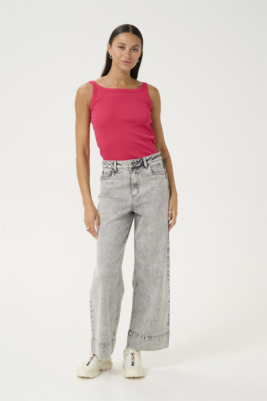 Kaffe Clothing - KAcarna tank top - Bringebær Rosa