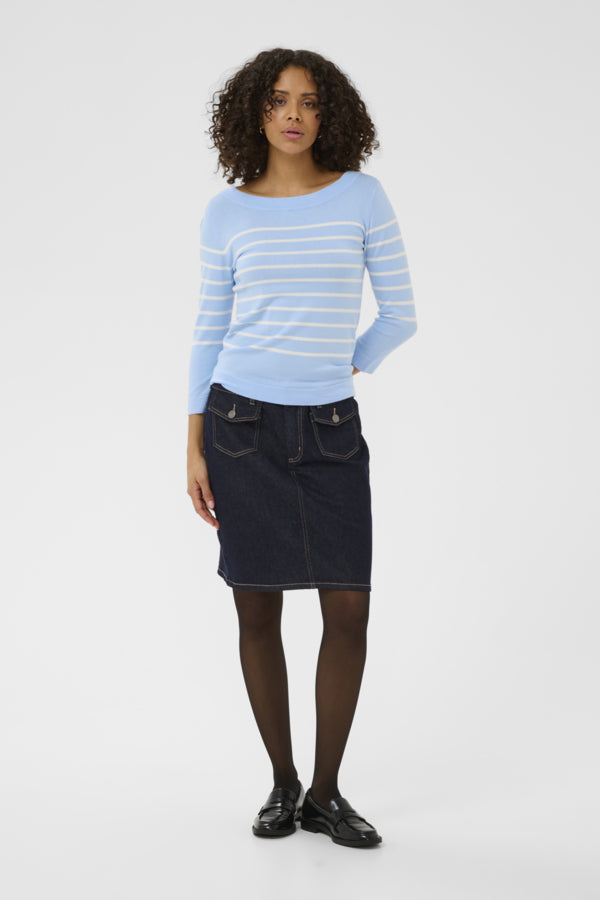 Kaffe Clothing - KAlizza Boatneck Stripete Genser