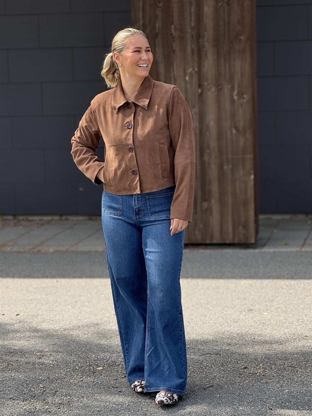 MY ESSENTIAL WARDROBE - PetraMW Semsket Skinnjakke