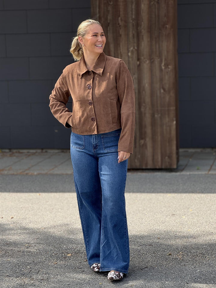 MY ESSENTIAL WARDROBE - PetraMW Semsket Skinnjakke