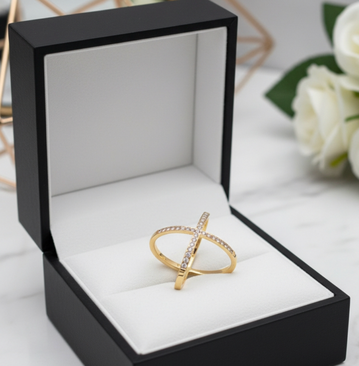 Endless - Bandana ring - med Strass