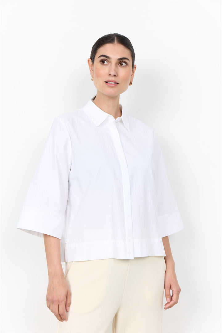 soyaconcept - SCnetti 128 Bluse - Hvit