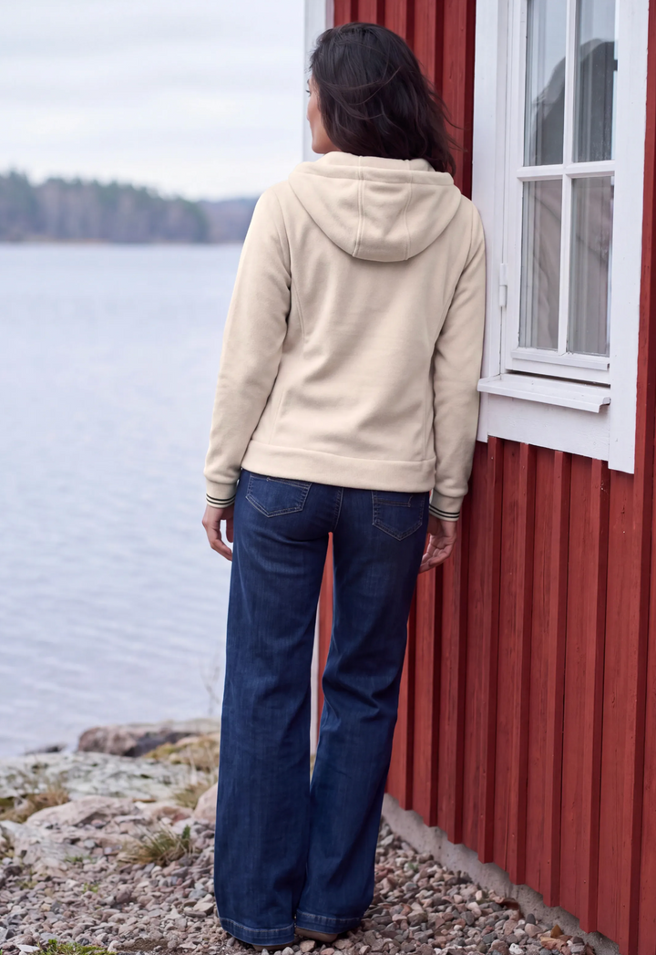 Cecil - Fleece Jakke med Hette