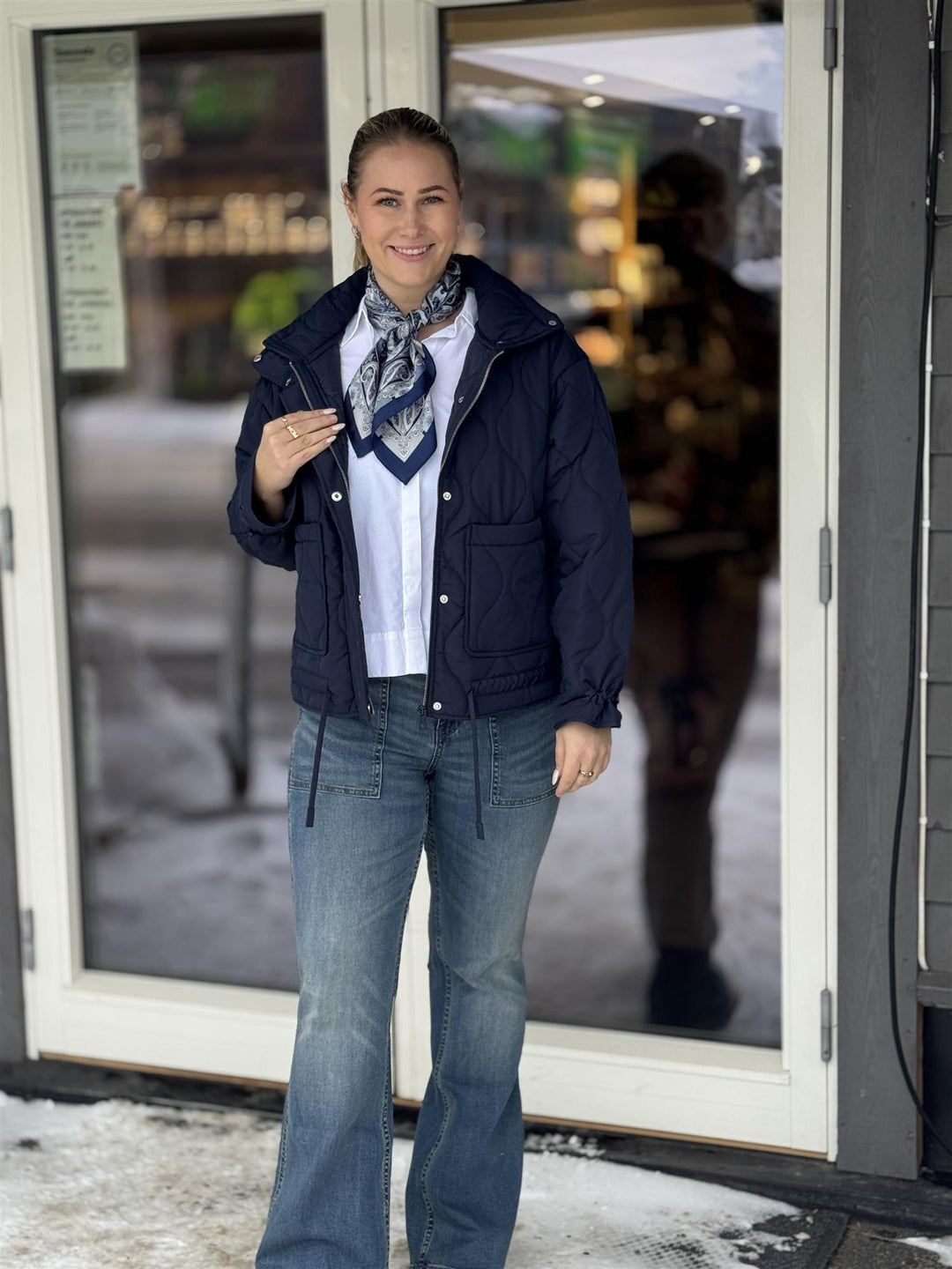 Freequent - FQBLOB - Jakke - Navy Blazer