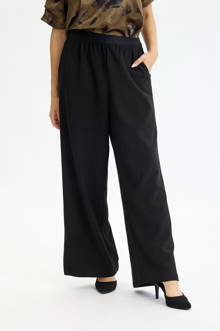 In Front - Lalula Bukse med Strikk i Livet