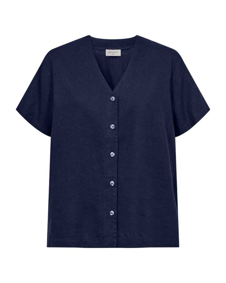 Freequent - FQLAVA Skjorte - Navy Blazer