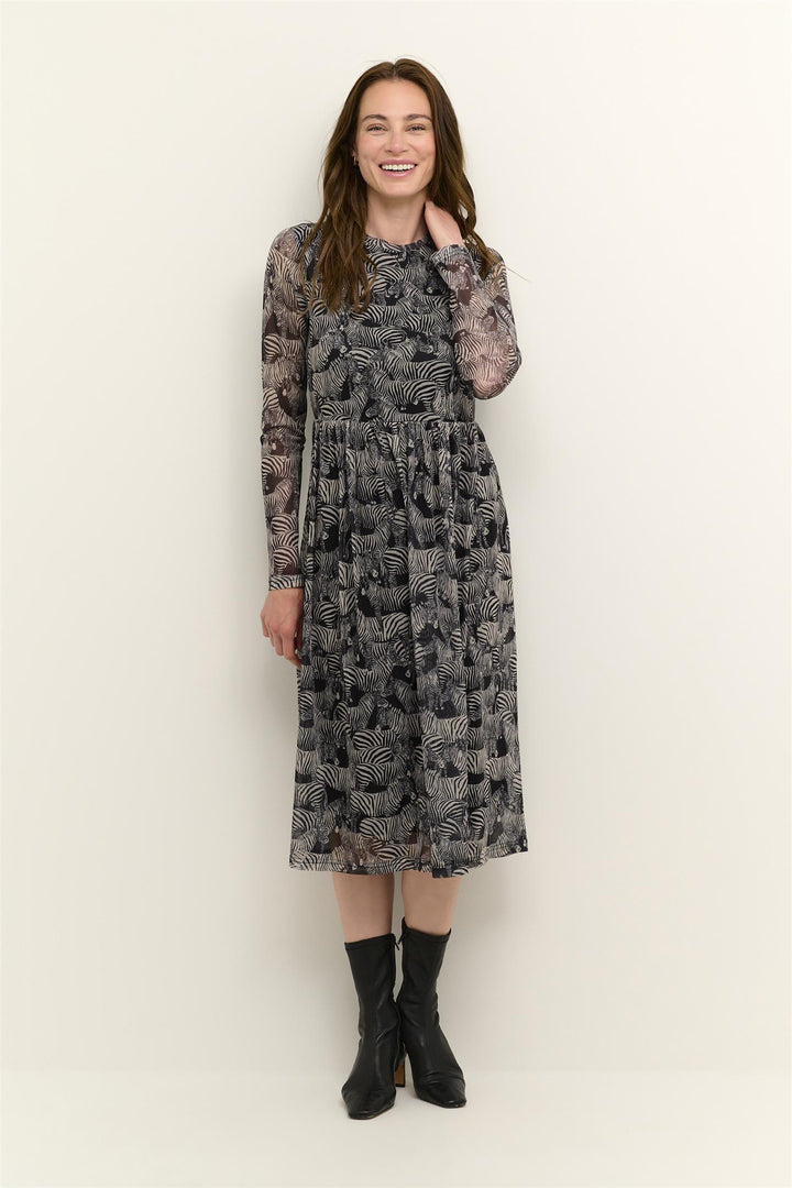 Culture - CUmelida Kjole - Zebra Print