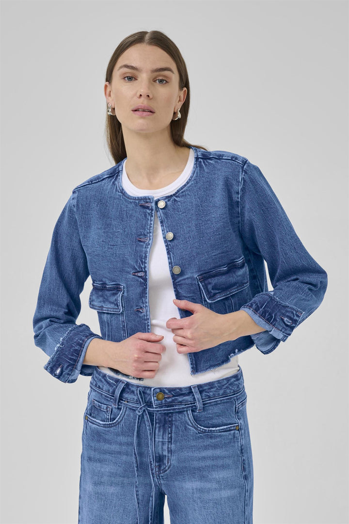 MY ESSENTIAL WARDROBE - DangoMW Kort Dongerijakke
