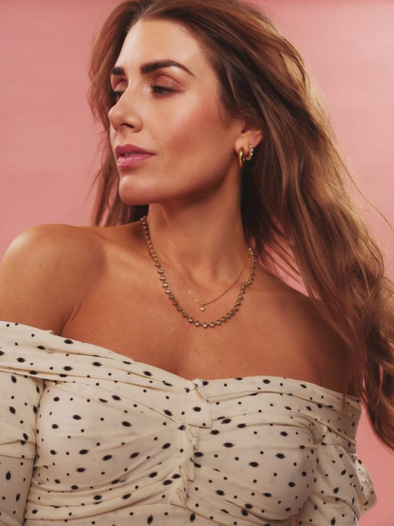 A&C - Nordic Jewellery Design - Kort kjede, Sweetheart, Tone Damli