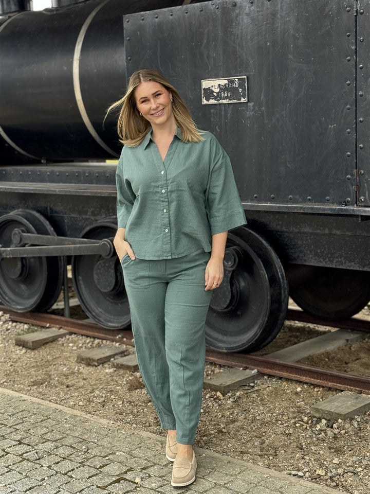 Freequent - FQLAVA - Bukser - Dark Forest