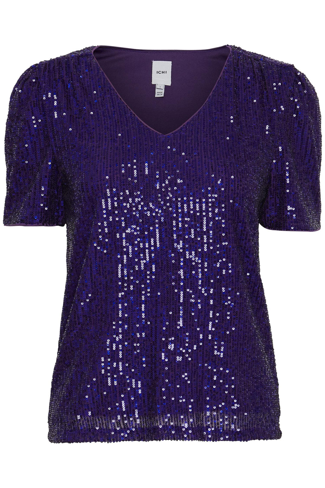 ICHI - IHFAUCI SS2 Topp med paljetter