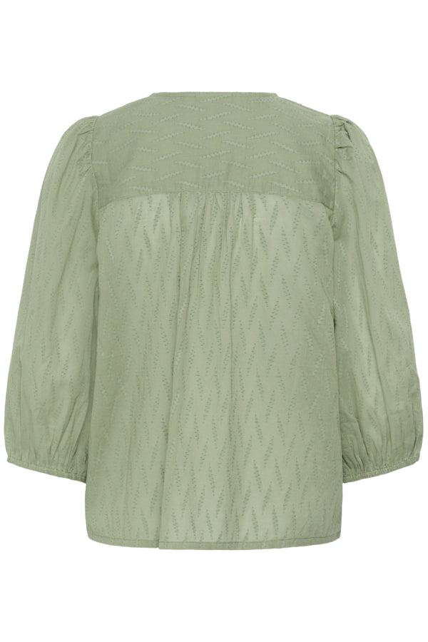 Kaffe Clothing - KAGabriela v-hals skjorte - Sea Spray