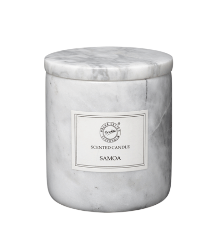 Bruka Design - Samoa Grey Stone - Duftlys - 10x11cm