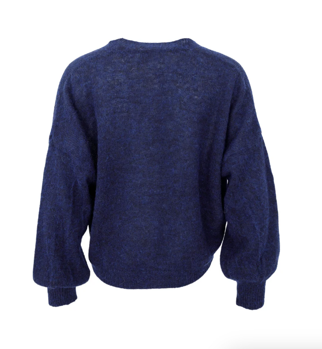 Black color - BCDELL Cardigan - Navy