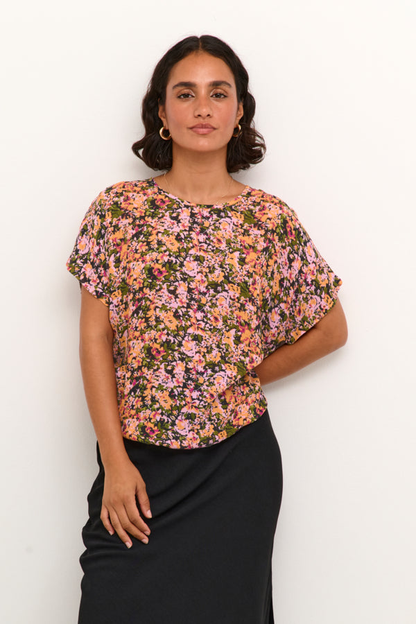 Kaffe Clothing - KAamber SL Bluse med print