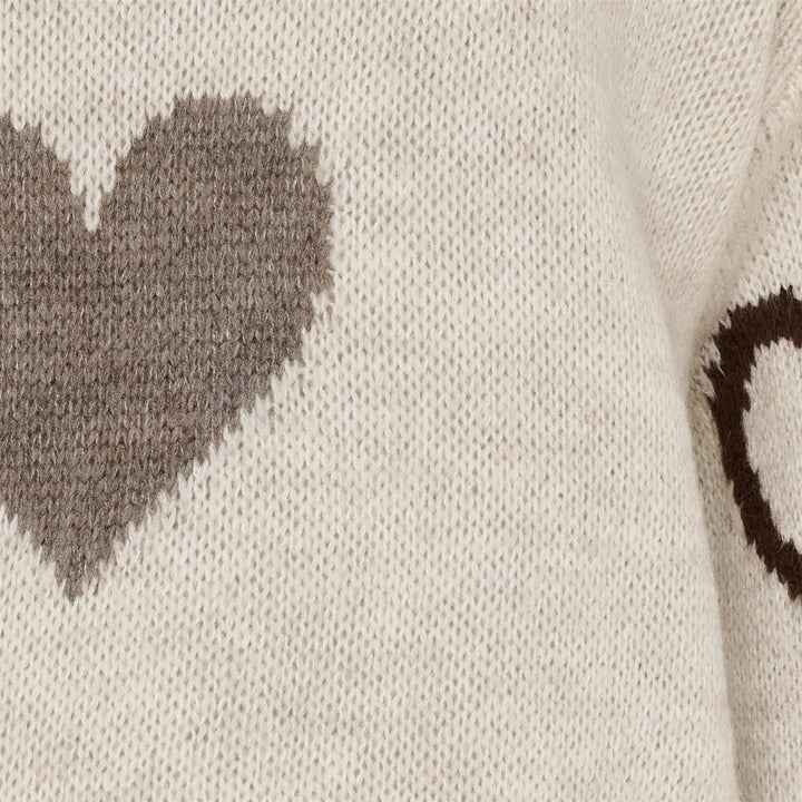 Marta Du Château - MDCAmarante Strikket Genser - Beige