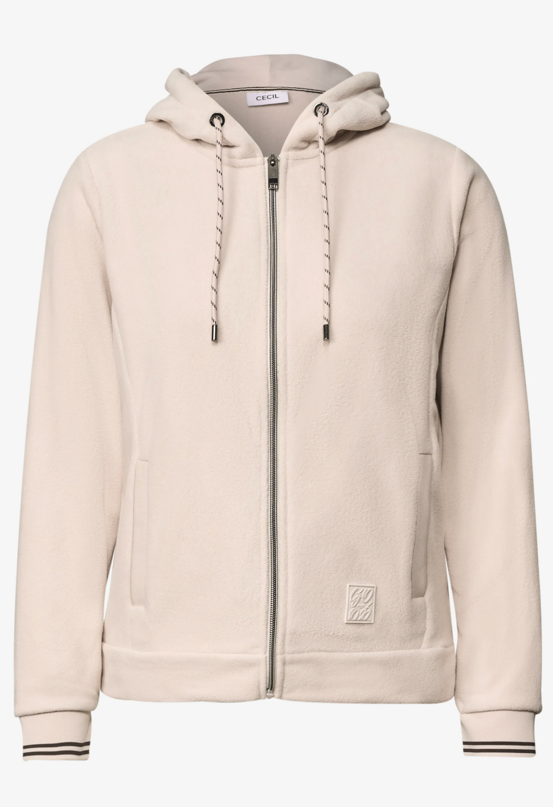 Cecil - Fleece Jakke med Hette