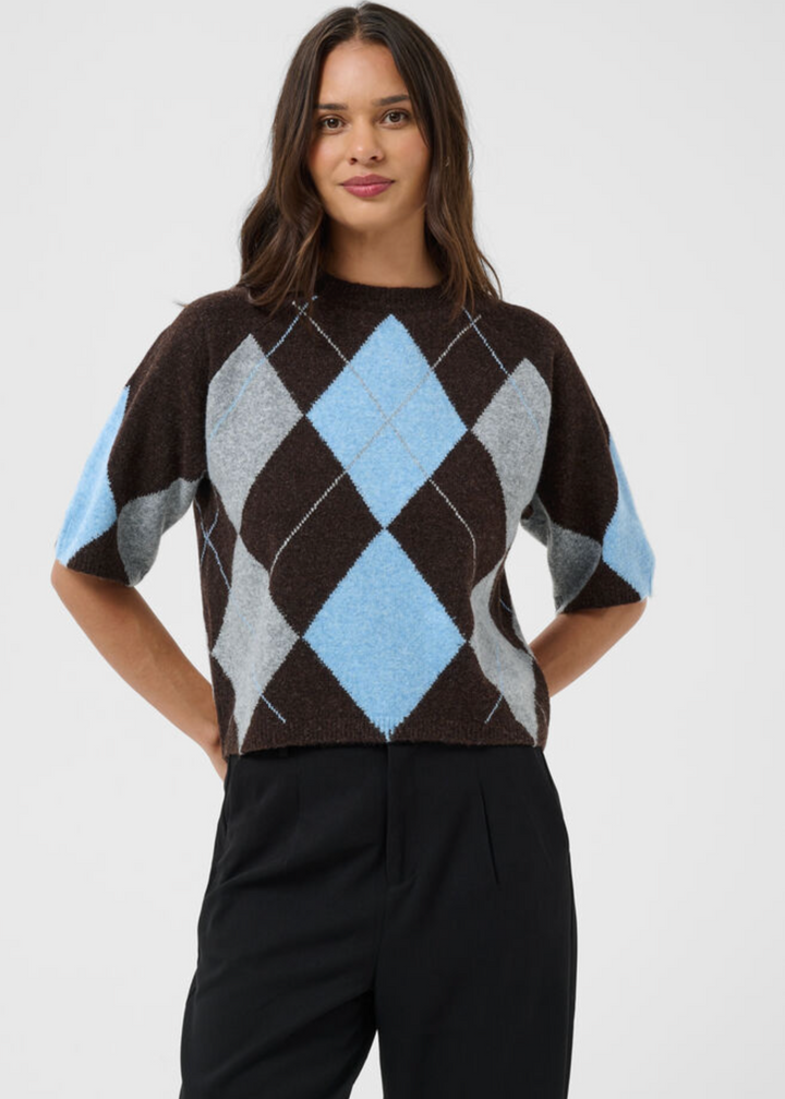 Kaffe Clothing - KAwilla Strikket Genser med Kort Arm