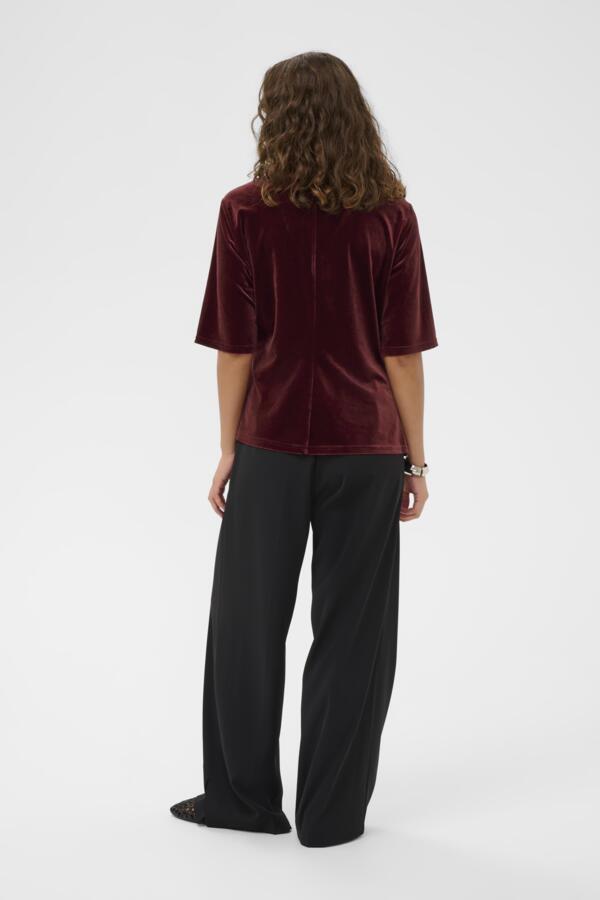 Culture - CUzoe SS Bluse - Zinfandel