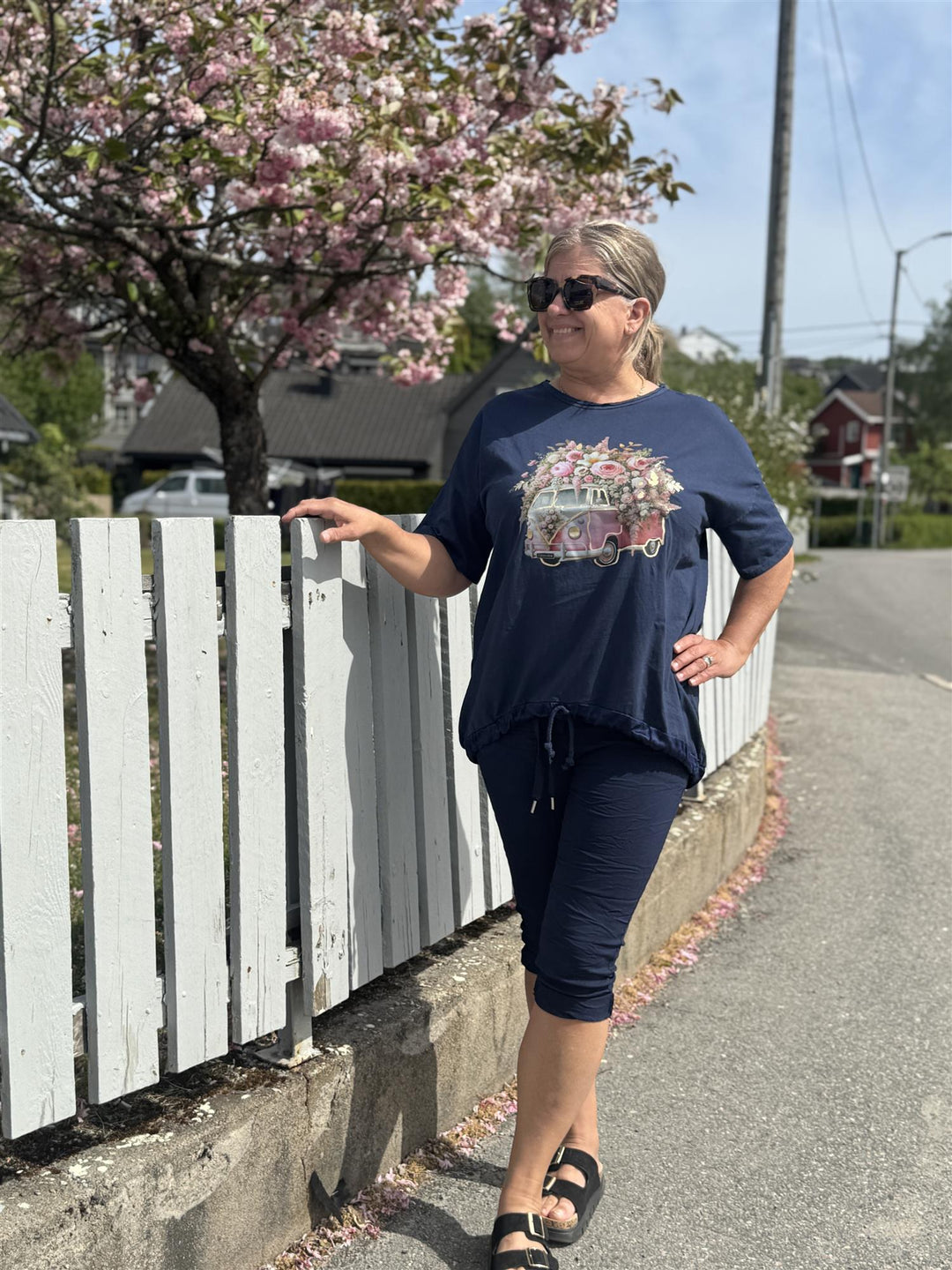 Drøbak Motehus - Jaffa capri bukse  - Navy