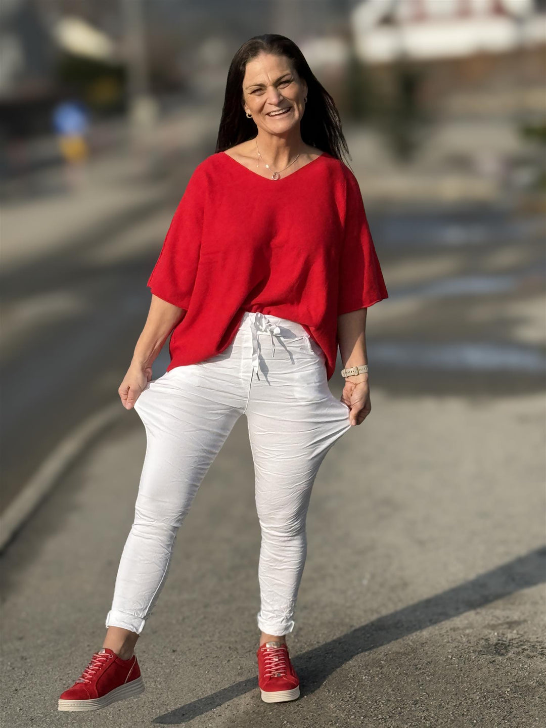 Drøbak Motehus - JAFFA Magic Bukse - Hvit