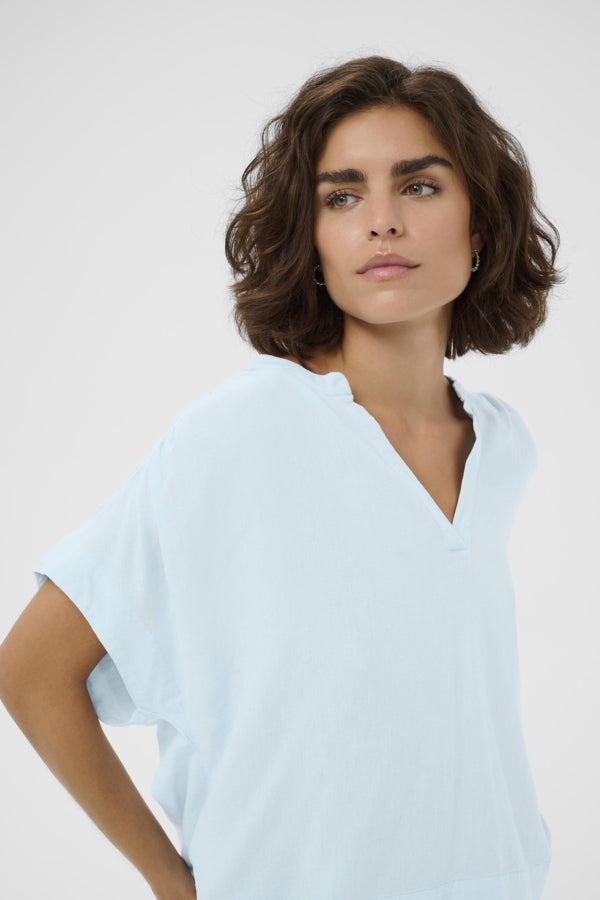 Kaffe Clothing - KAMILIA SL Bluse - Nantucket Breeze