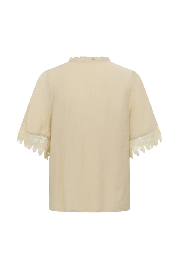 Culture - CUbrenna SS Bluse - Whitecap