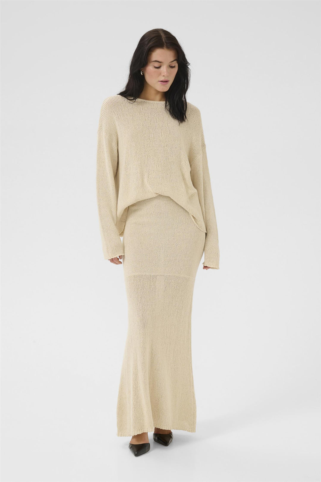 MY ESSENTIAL WARDROBE - DivaMW Boxy Strikket Genser