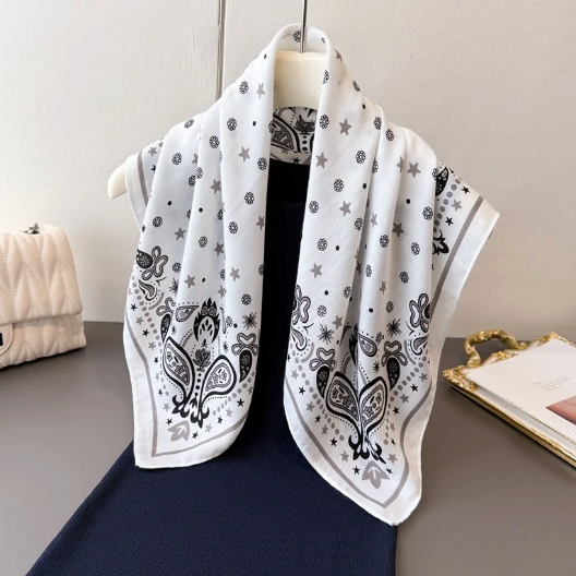 Endless - Bandana skjerf - Hvit
