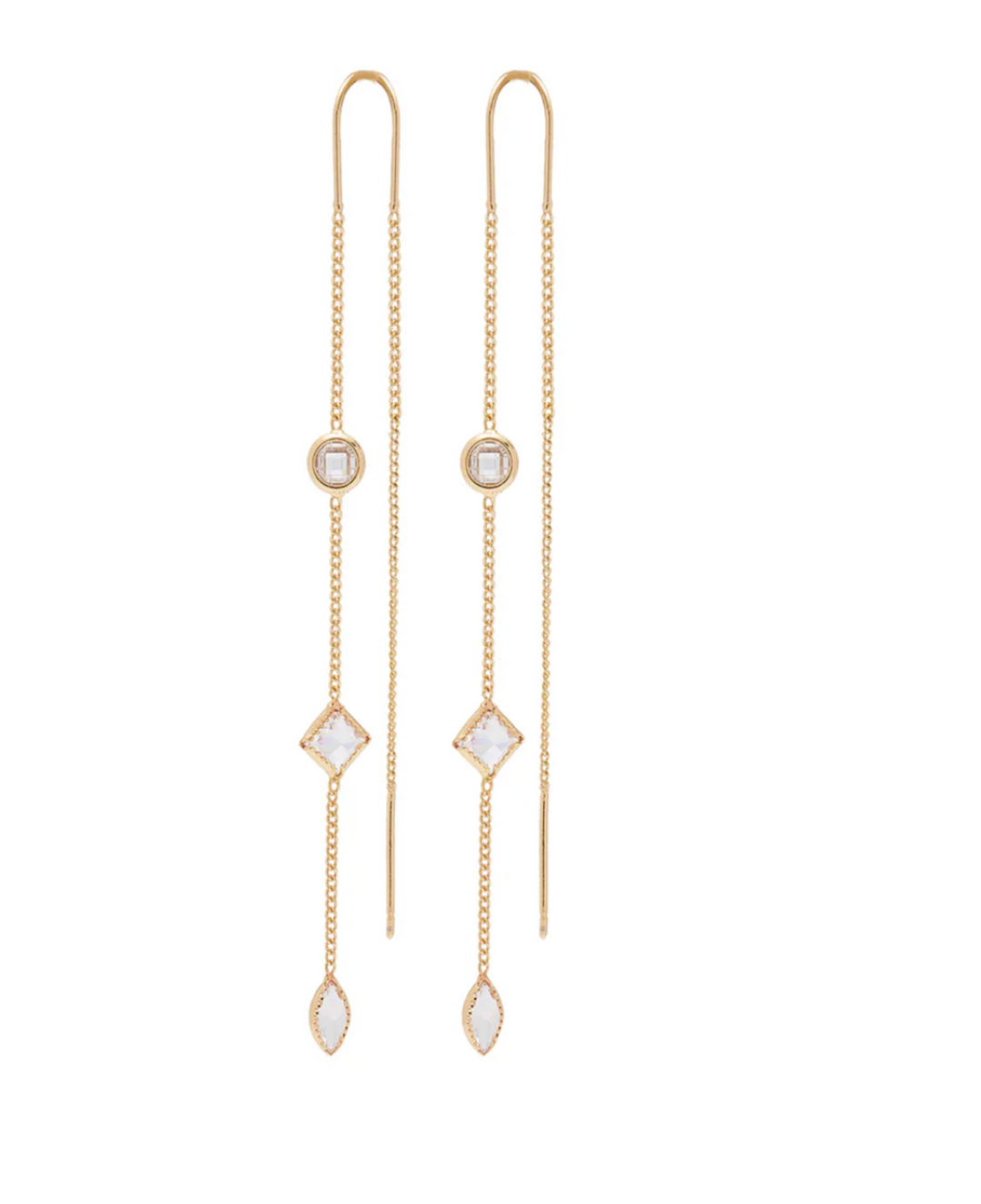 NORA Norway - EAR 824 Gold Clear - Øredobber
