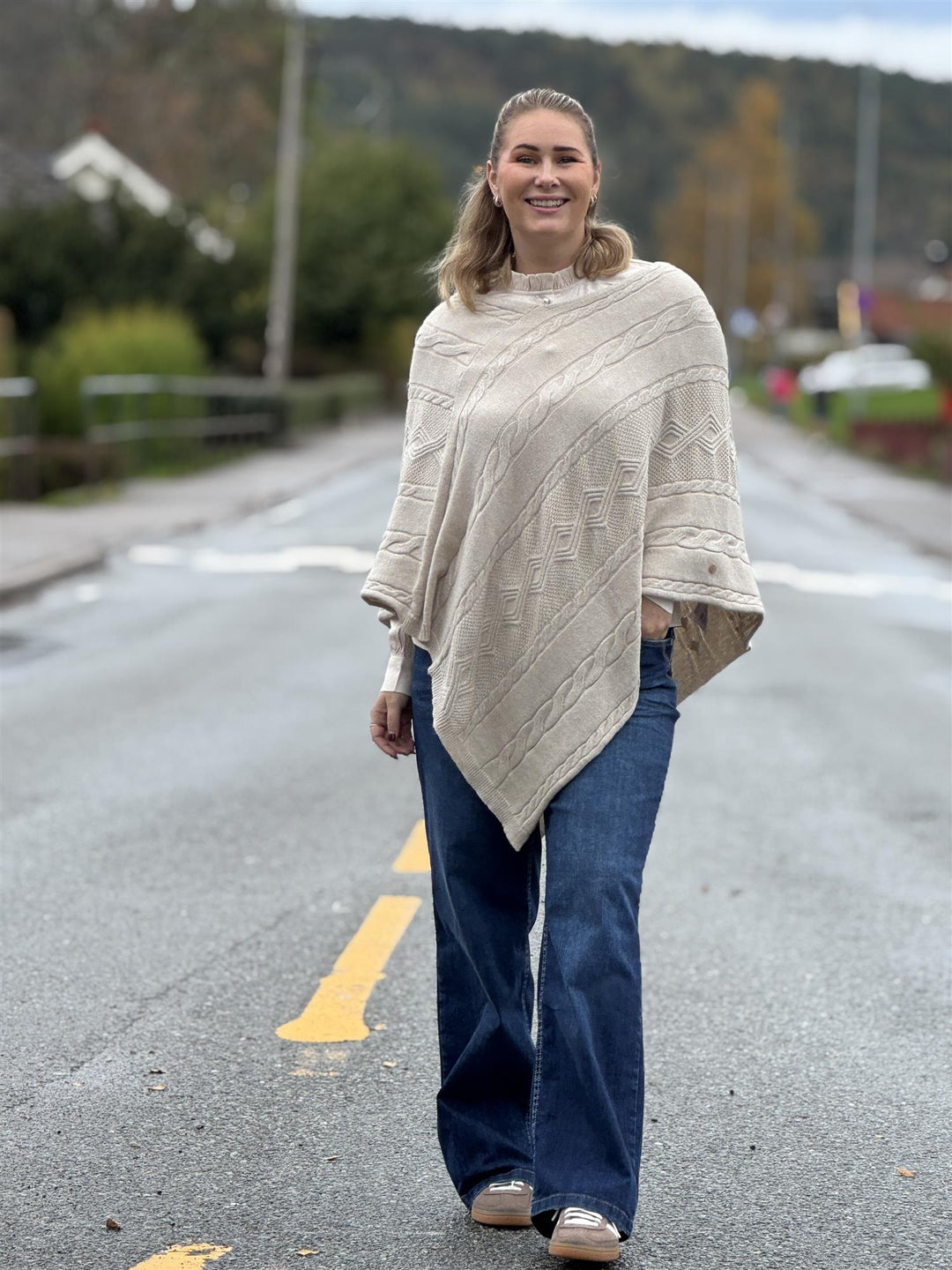 Cream - CRDela poncho