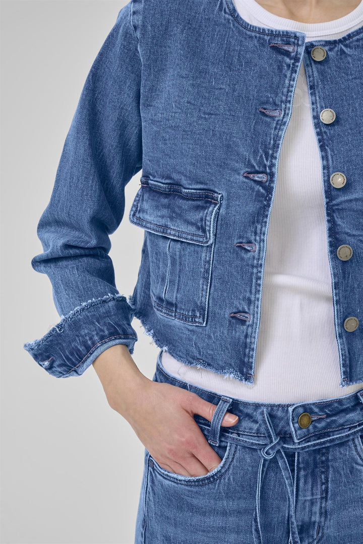 MY ESSENTIAL WARDROBE - DangoMW Kort Dongerijakke