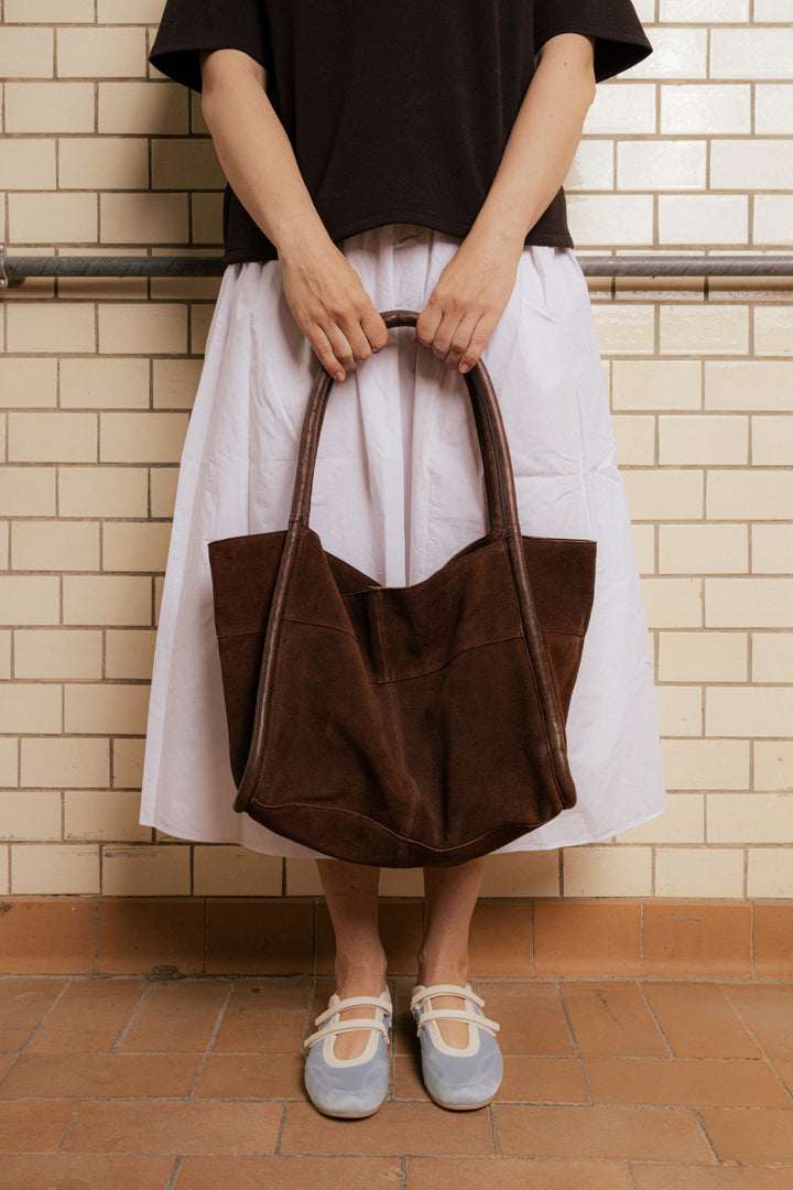 Redesigned - Meno Semsket Skinnveske - Woodsmoke