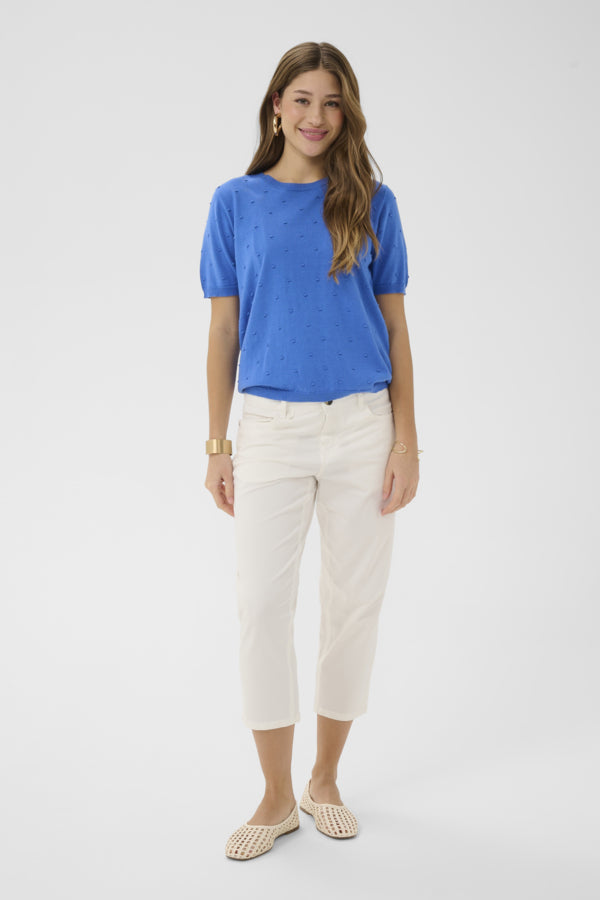 Cream - CRHanne Kortermet Strikket Genser