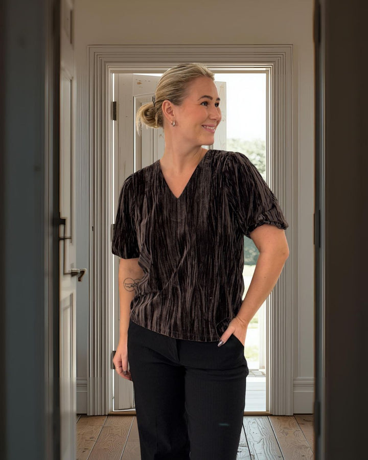 Kaffe Clothing - KAelva Velour Topp