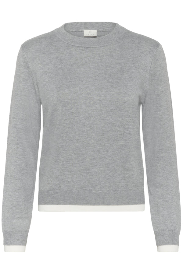 Kaffe Clothing - KALIZZA Kontrast genser - Grå
