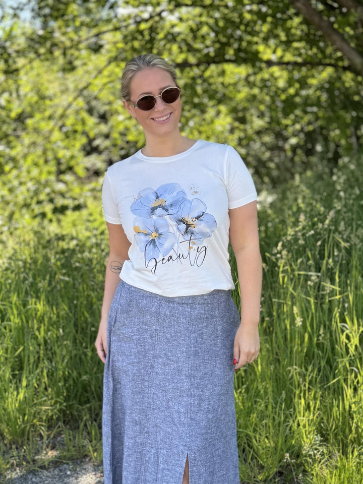 soyaconcept - SC-RINA T-Skjorte - Blå