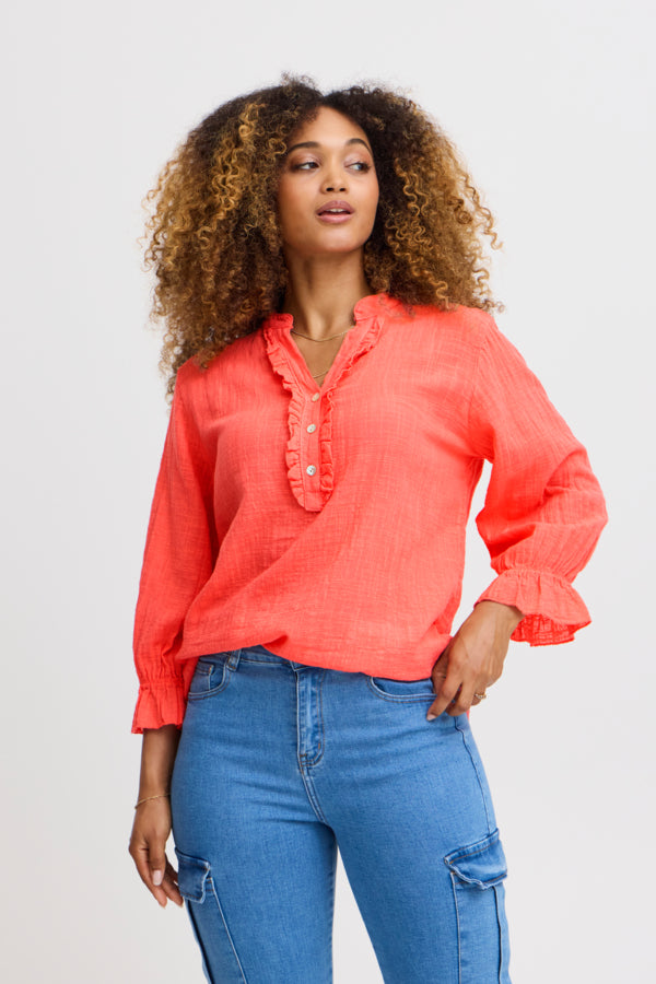 Sorbet - SBALEXA SOLID 3/3 Blouse