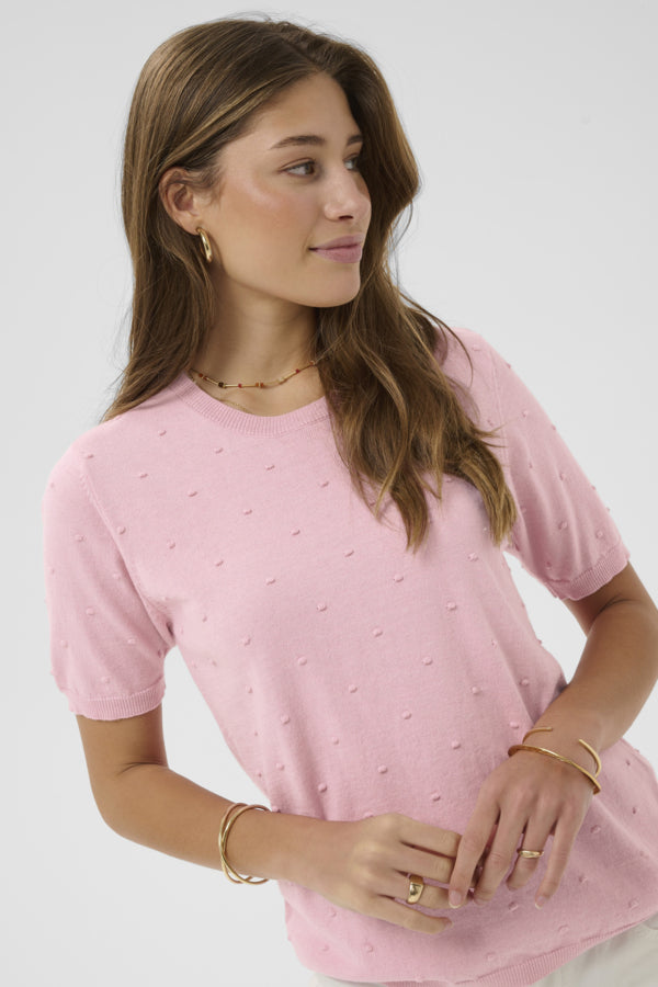 Cream - CRHanne Kortermet Strikket Genser