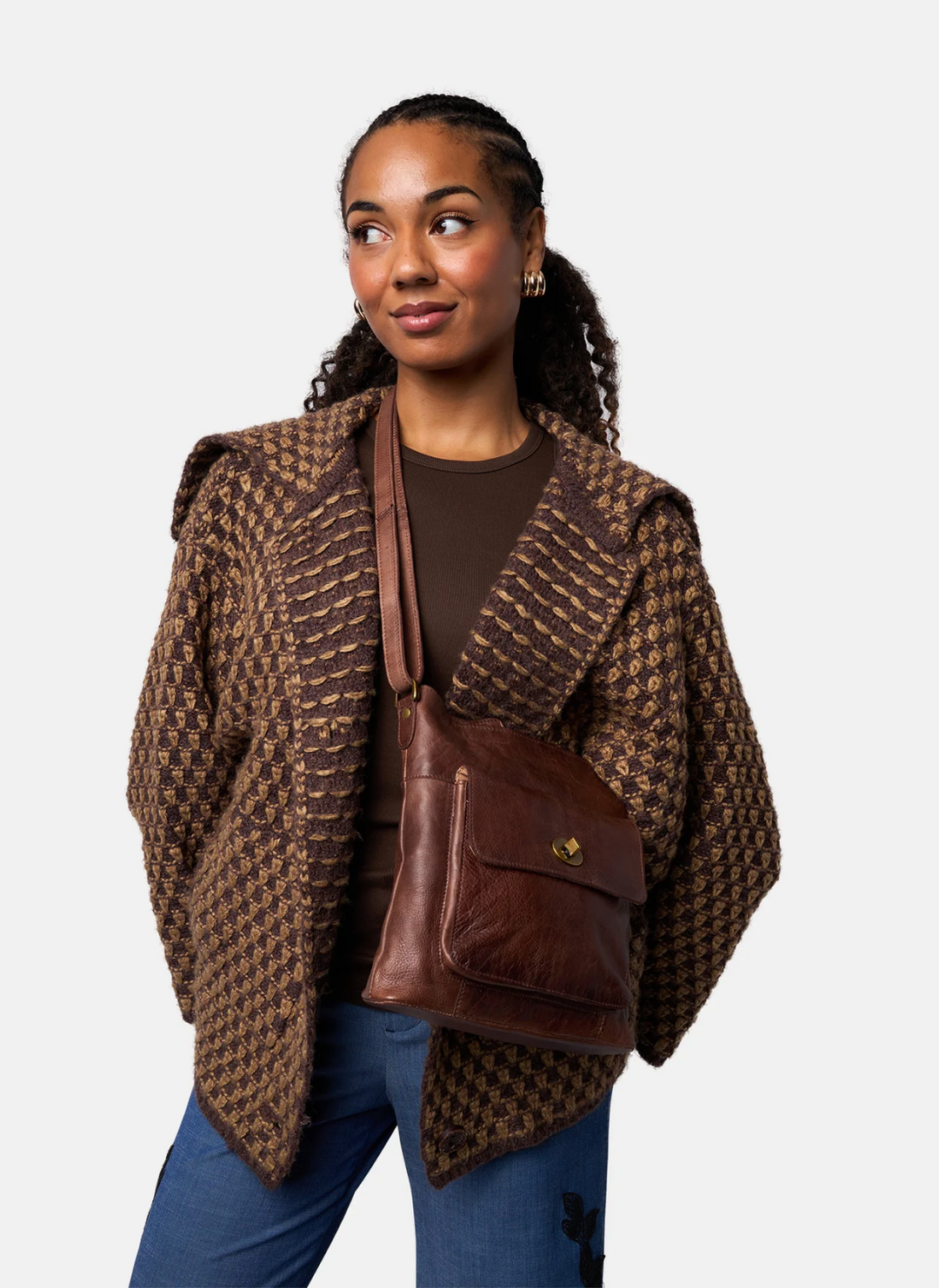 Redesigned - Kay Urban Skinnveske - Woodsmoke