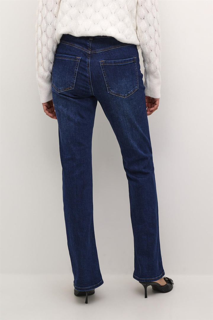 Kaffe Clothing - KAsinem Flared Jeans - Dark Blue Denim